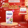  LEISURE MOM - Soup Uống Dinh Dưỡng Cho Mẹ Bầu Hạn Chế Đái Tháo Đường Thai Kỳ - Lốc 3 Hộp (200ml/Hộp) 