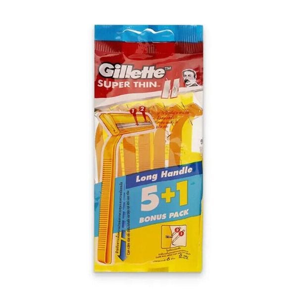 Dao cạo râu cán vàng Gillette Gói 5+1