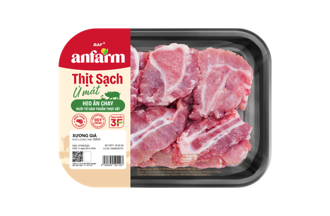 Xương giá heo tươi anfarm 500g/khay