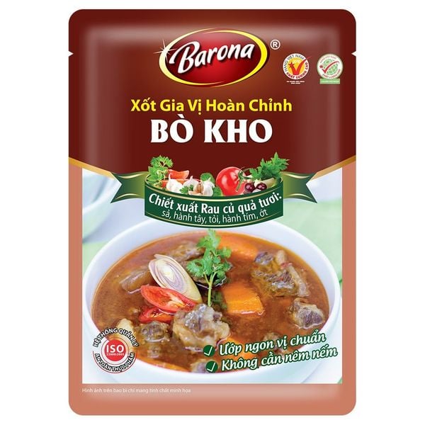 Xốt GVHC Bò kho Barona 80g