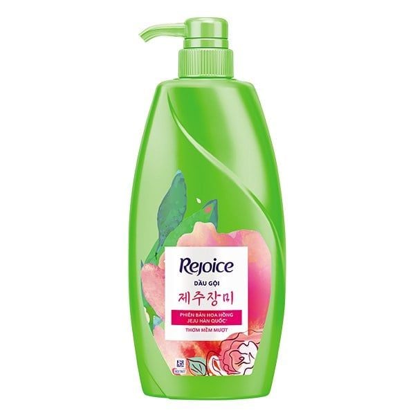 Dầu Gội Hoa Hồng Jeju Rejoice Thơm Mềm Mượt 630ml