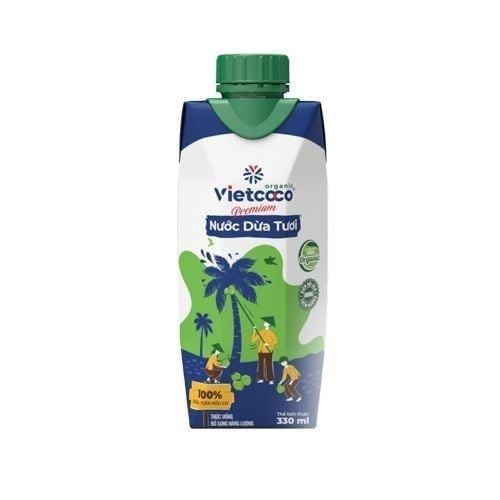 Sữa dừa hữu cơ Vietcoco 330ml