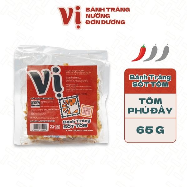 Bánh Tráng Sốt Tôm Vị 65g