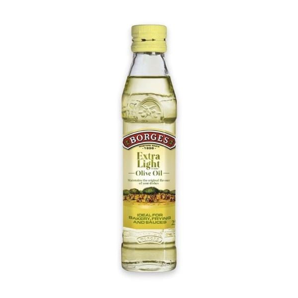 Dầu olive nguyên chất không mùi Extra Light Borges 250ml