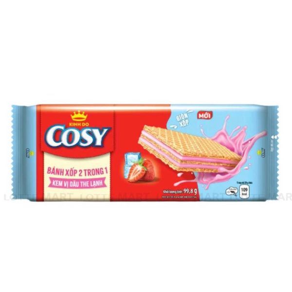 Bánh Cosy Xốp Dâu The Lạnh 99.8G