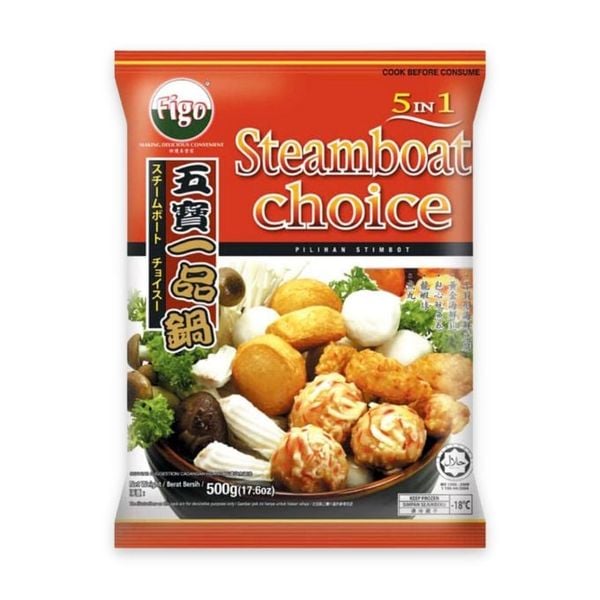 Viên cá thả lẩu combo 5in1 Yosa gói 500g
