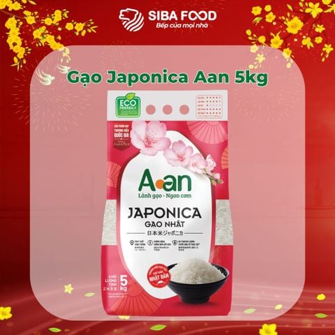 Gạo Japonica A An Túi 5kg
