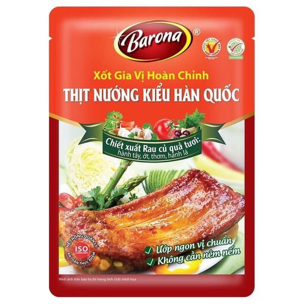 Xốt GVHC Thịt nướng Hàn Quốc Barona 80g