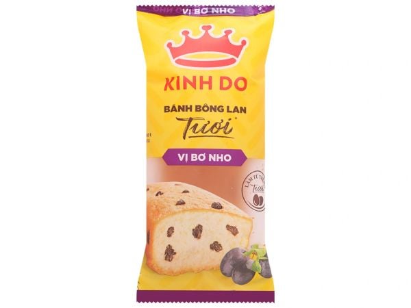 Bánh Bông Lan Tươi Bơ Nho Kinh Đô 38G