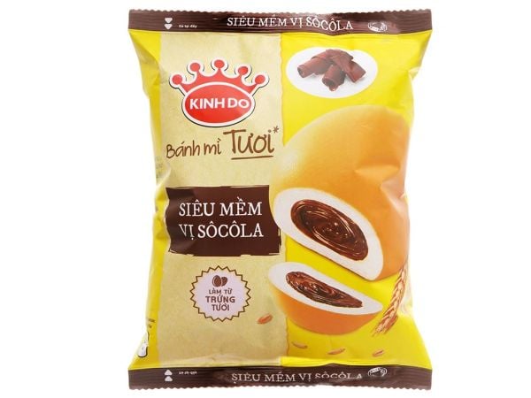 Bánh Mì Tươi Tròn Sôcôla Kinh Đô 55G