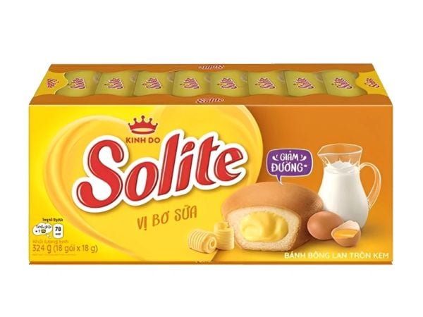 Bánh Solite Cupcake Bơ Sữa 324G