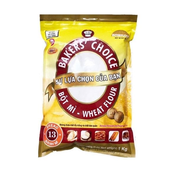 Bột mì bakers choice 1kg số 13