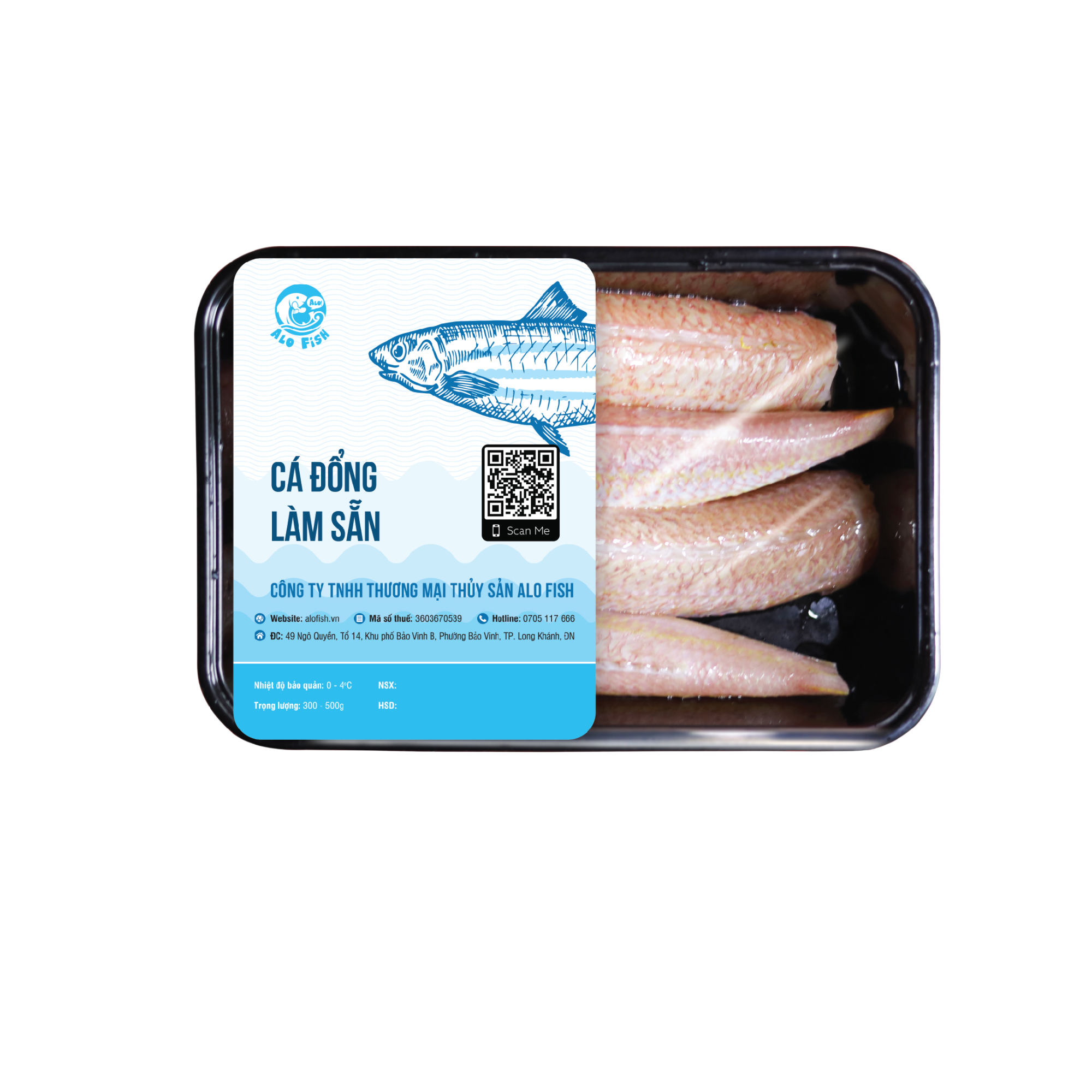 Alofish Cá Đổng Làm Sạch (300g)