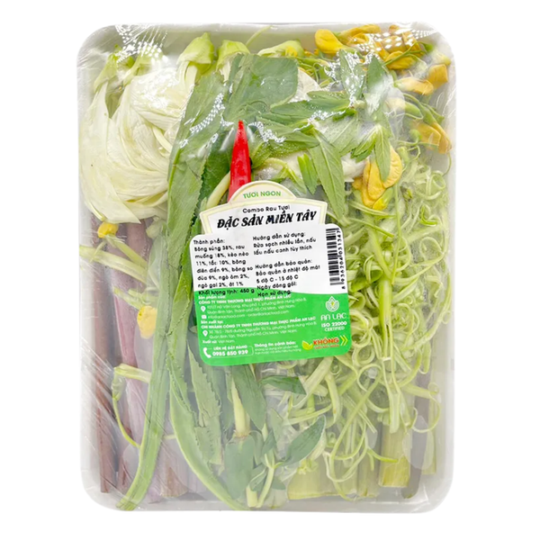 Combo Rau Tươi Đặc Sản Miền Tây 450g