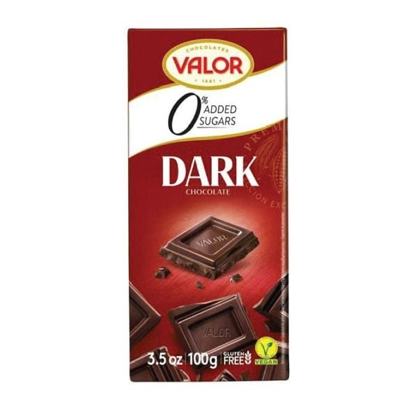 Sôcôla đắng 70% cacao không đường Valor 100g