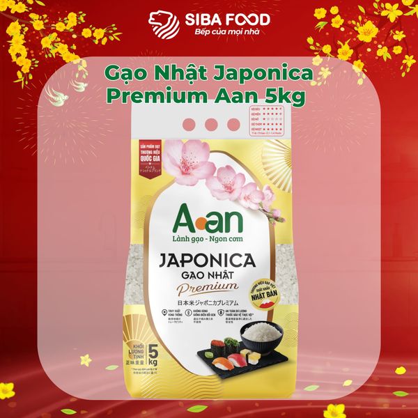 Gạo Nhật Japonica Premium A An 5kg