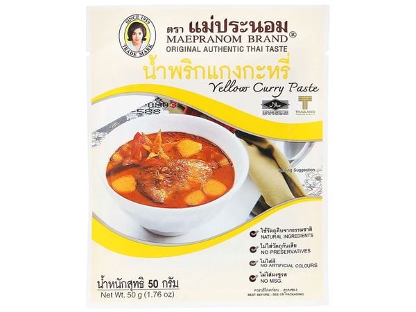 Gia vị Cà ri vàng Mae Pranom 50gr