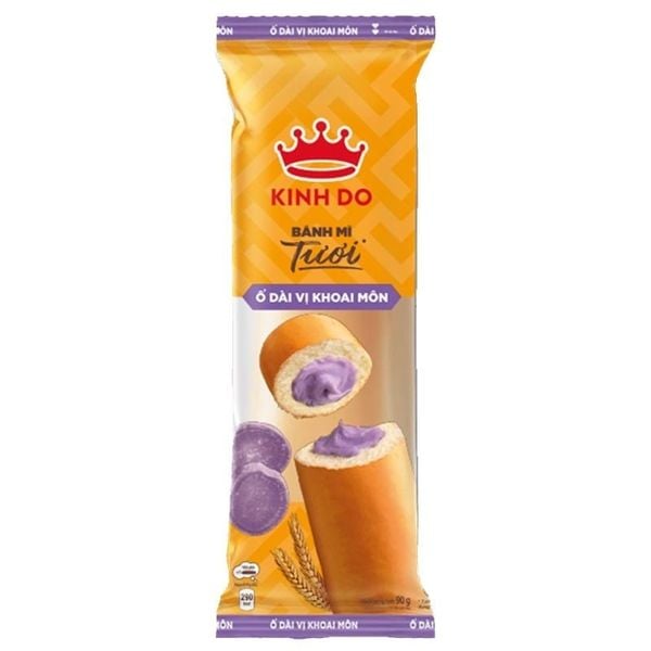 Bánh Mì Tươi Dài Khoai Môn Kinh Đô 80G