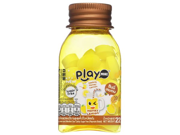 Kẹo The Không Đường Hương Chanh Mật Ong Playmore 22G