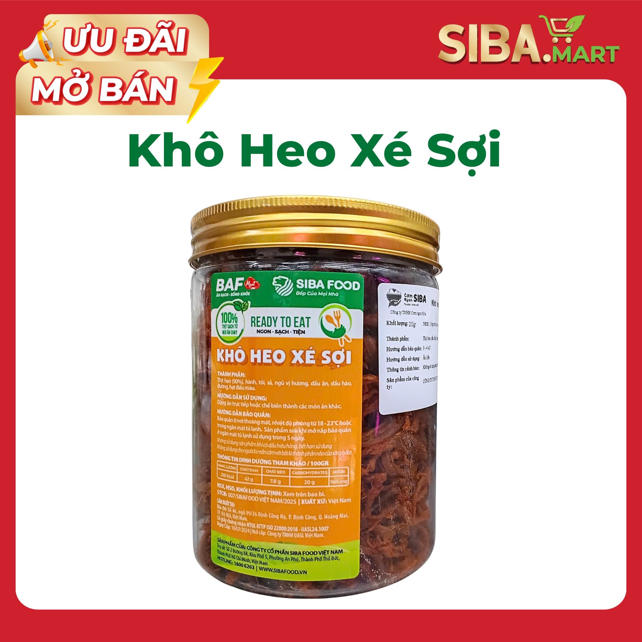 Khô Heo Xé Sợi