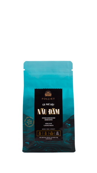 Cà phê bột Nâu Đậm Folliet 250gr