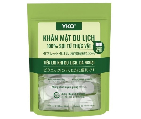 Khăn mặt viên nén Yko 25 viên 240x200mm