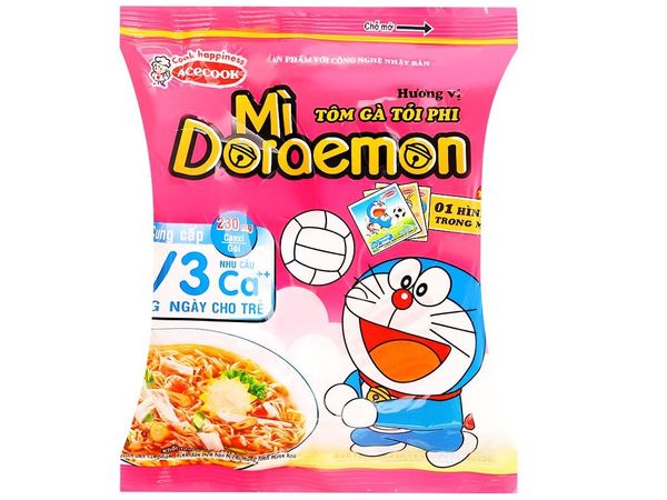 Mì Doraemon Tôm Gà Tỏi Phi