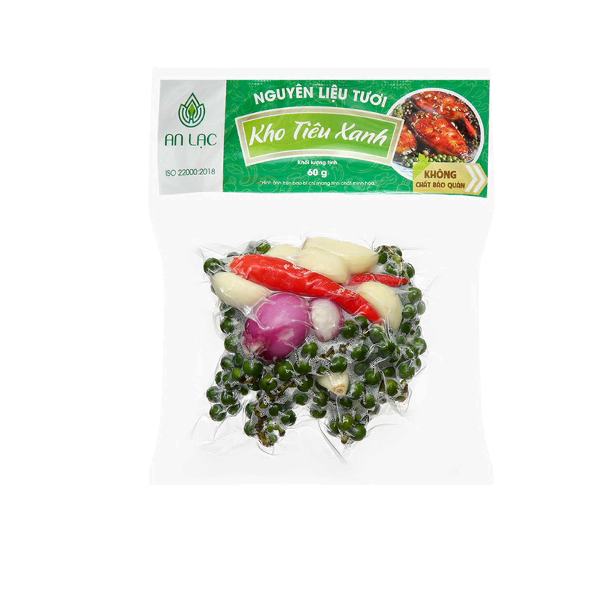 Nguyên Liệu Kho Tiêu Xanh 60G