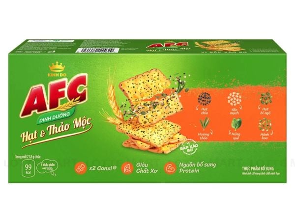 Bánh Afc Hạt Chia Thảo Mộc 109G