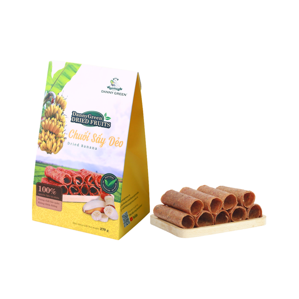 Chuối sấy dẻo Danny Green 270g