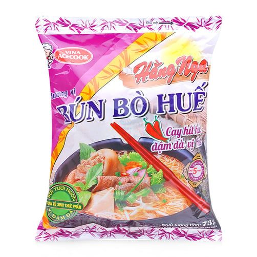 Bún hằng nga bún bò huế gói 75gr