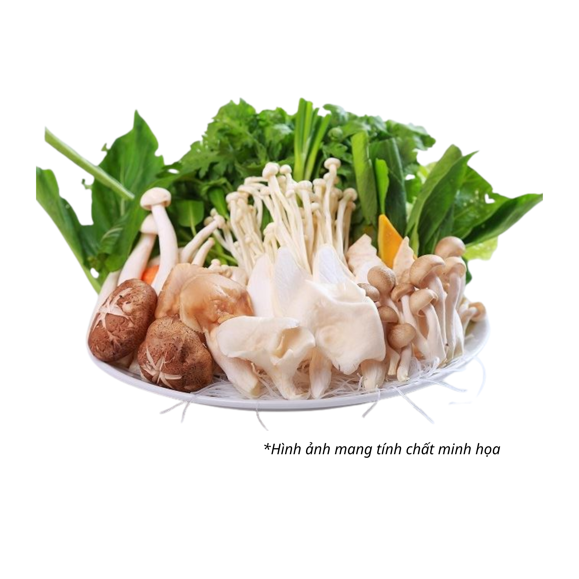 Combo Rau Tươi Lẩu Nấm (400g)
