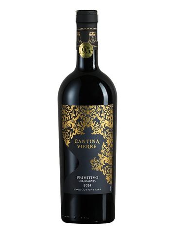 Rượu vang đỏ Cantina Vierre Primitivo Del Salento 750ml