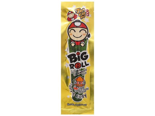 Rong biển big roll vị mực TKN 3g (6 gói)