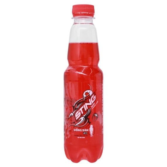 Nước Tăng Lực Sting Dâu Chai 330ml