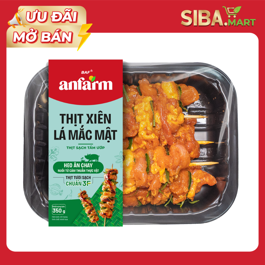 Thịt Xiên Lá Mắc Mật SBM