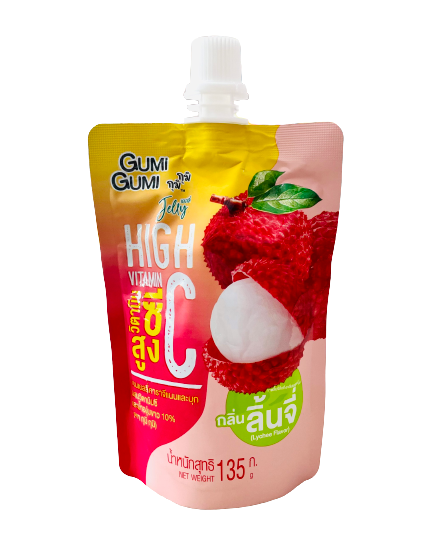 Nước thạch vitamin c vị vải Jelly Gumi Gumi 135g
