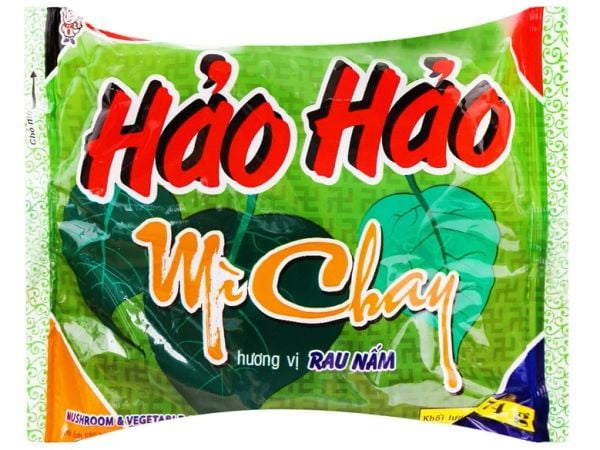 Mì hảo hảo chay rau nấm gói 74g