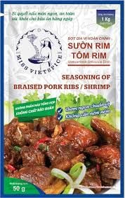 Bột Gia Vị Hoàn Chỉnh Sườn Rim, Tôm Rim Miss Vietspice 50g