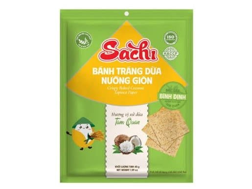 Bánh tráng nướng giòn dừa Sachi 40g