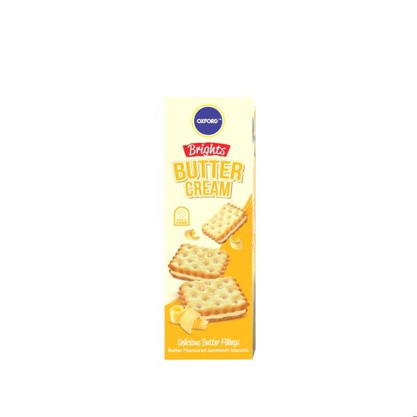 Bánh Qui Kẹp Kem Hương Bơ Oxford 125G