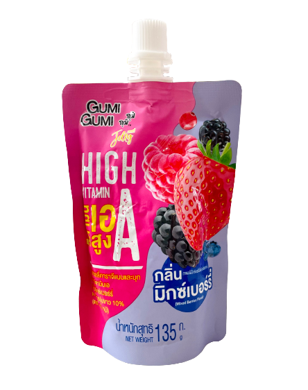 Nước thạch vitamin a vị mix quả mọng Jelly Gumi Gumi 135g