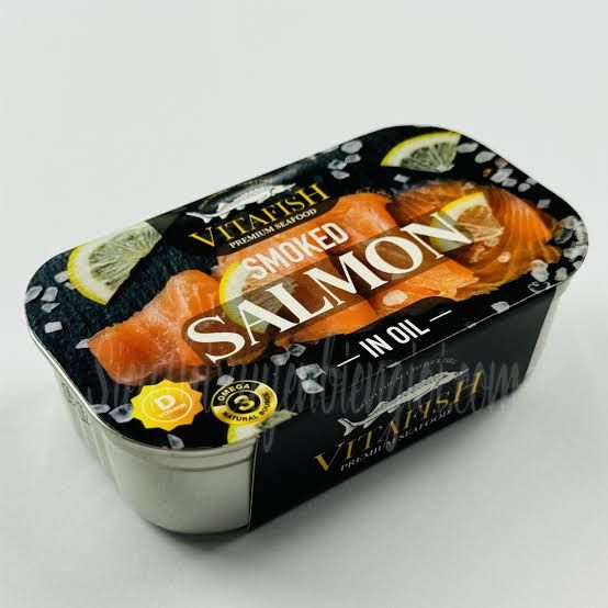 Cá Hồi Hun Khói Ngâm Dầu Premium Vitafish 120g