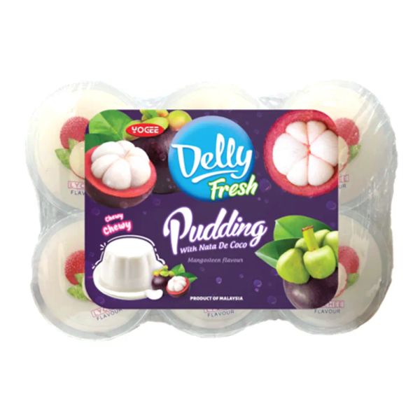 Thạch Dừa vị nho Delly Fresh 300g