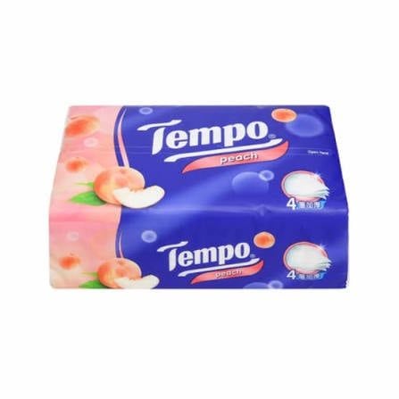 Khăn giấy gói rút hương đào Tempo (1 gói)