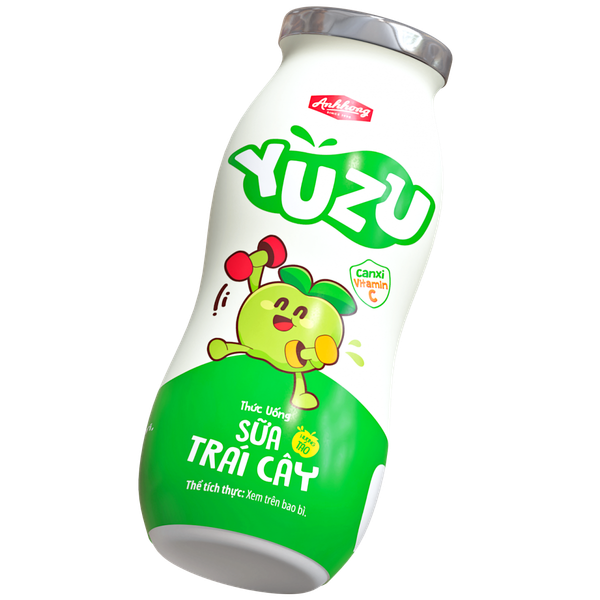 LỐC SỮA TRÁI CÂY YUZU HƯƠNG TÁO 80ML