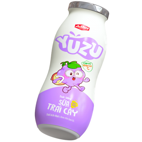 LỐC SỮA TRÁI CÂY YUZU HƯƠNG NHO 80ML