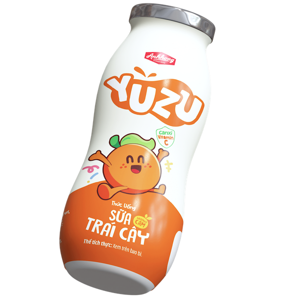 LỐC SỮA TRÁI CÂY YUZU HƯƠNG CAM 80ML