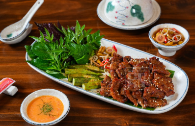  Gù Bò Nướng Mè 