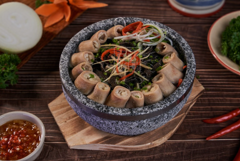  Lòng Bò Hấp Thố Đá 